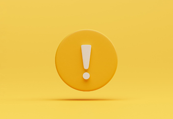 マウスピースが割れたときの注意点を説明するイメージ